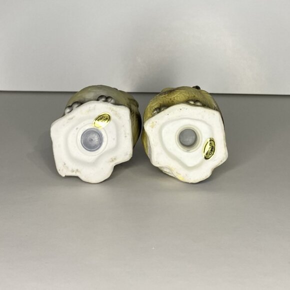 Ceramic Owl Pair of Salt & Pepper Shakers, Vintage - Picture 7 of 10
